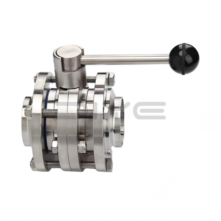 Sanitary 3-Piece Butterfly Valve para sa Hygienic Fluid Control System Sanitary 3-Piece Butterfly Valve para sa Hygienic Fluid Control System