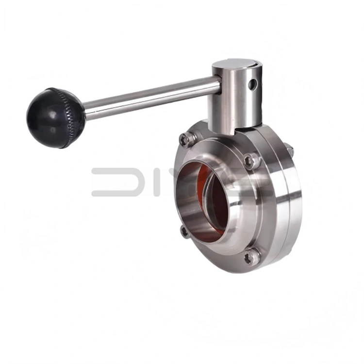Banayad na SMS Sanitary Butterfly Valve